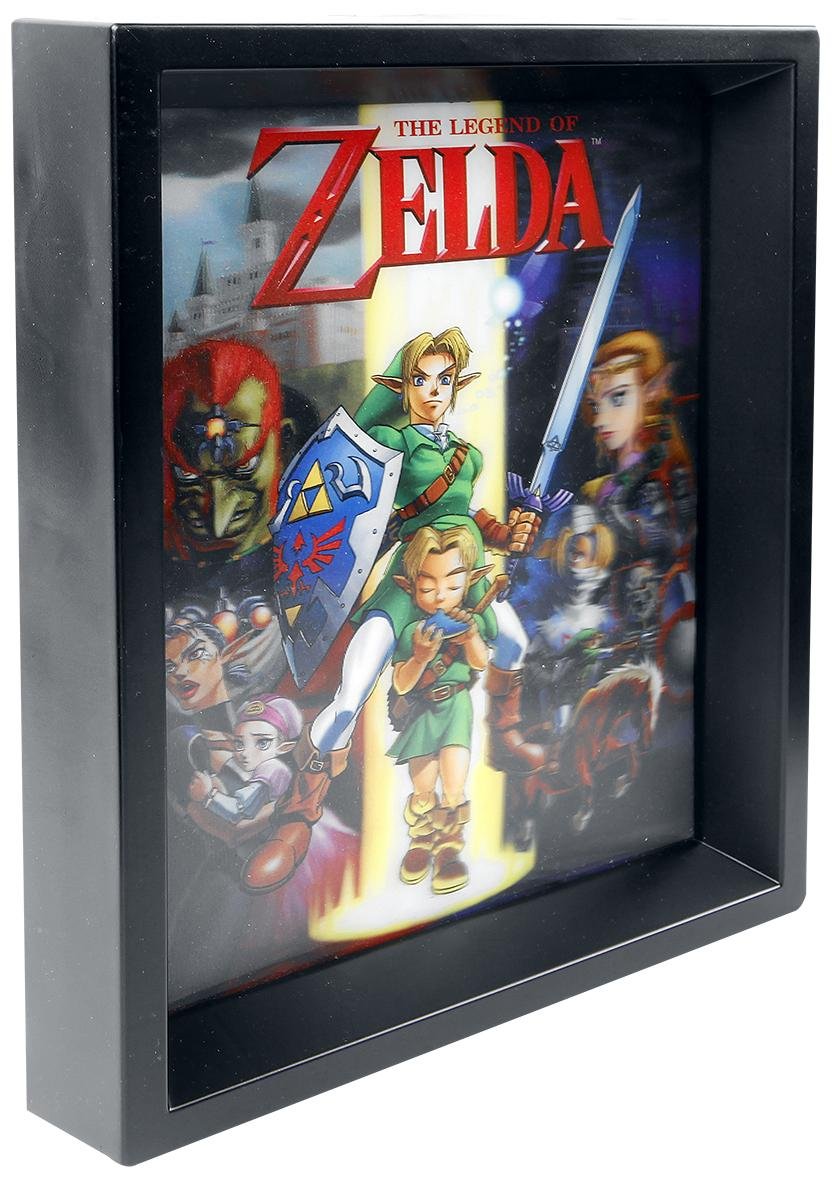 Nintendo PóSter The Legend Of Zelda 3d Enmarcado Lenticular, Multicolor, 25,4 X 20,3 Cm Nintendo PóSter The Legend Of Zelda 3d Enmarcado Lenticular, Multicolor, 25,4 X 20,3 Cm